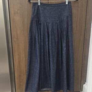 Denim Blue Women's Dropwaist Skirt